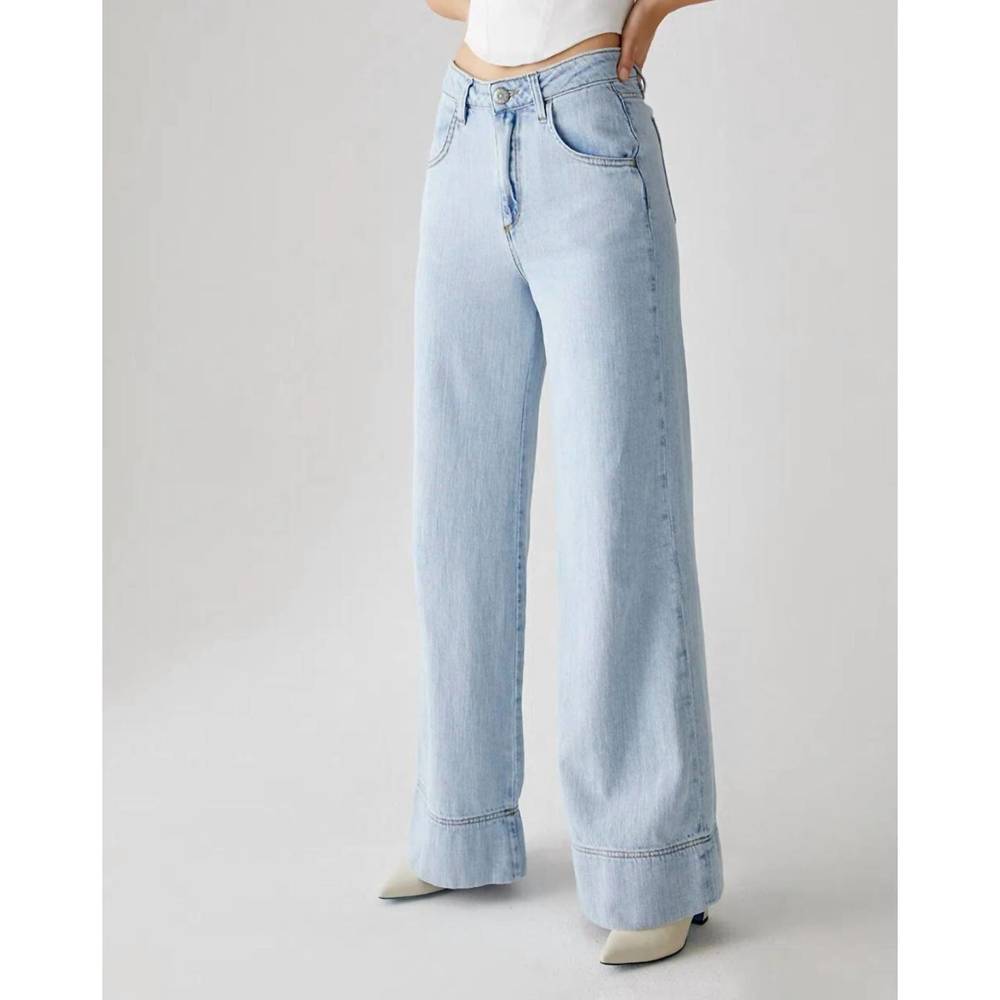 NEW SHAFT JEANS shaft five denim in marble bleach